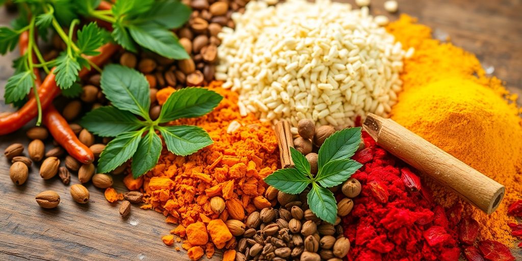 Spices with natural preservatives like herbs and essential oils.